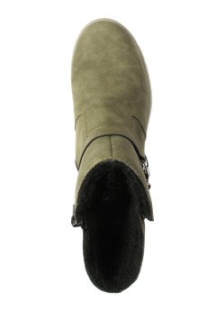 Женские ботинки зеленые Rieker 71862-52
