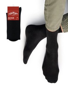 Мужские удлиненные носки OMSA 116 ACTIVE nero