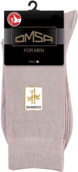 Мужские удлиненные носки OMSA 205 Classic grigio chiaro