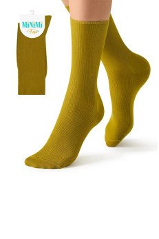 Женские высокие носки MiNiMi 4103 oliva