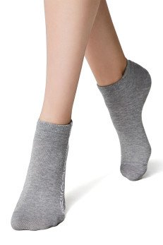 Женские укороченные носки Conte 23С-111СП 566 сер