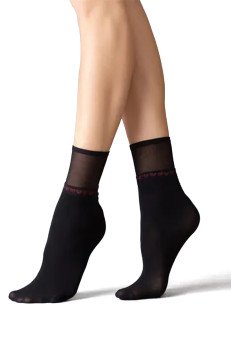 Женские носки MiNiMi Micro Cuori 50 den nero