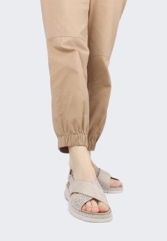 Женские босоножки на танкетке Suave Mostar 12505VT беж