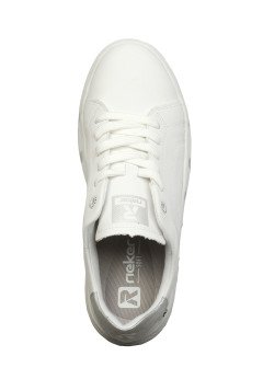Женские кеды белые Rieker W2601-80