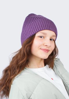 Женская шапка K-C HOHW 03121 1A слива