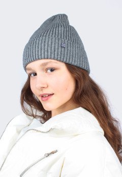 Женская шапка K-C HOHW 04125 1S графит