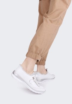 Женские белые кроссовки Rieker L32F1-80