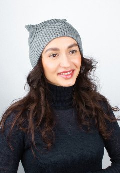 Женская шапка K-C HOHW 05925 1S графит