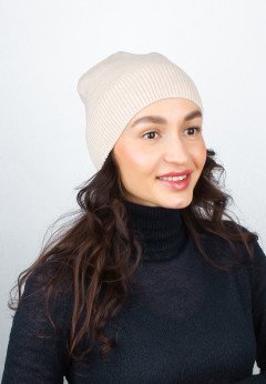 Женская шапка K-C HOHCW 05725 1S крем