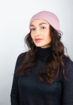 Женская шапка K-C HOHU 03525 1S пудра