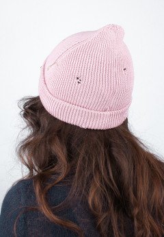 Женская шапка K-C HOHU 03525 1S пудра