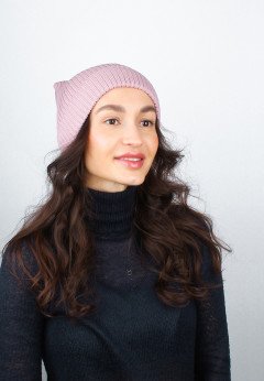 Женская шапка K-C HOHW 05925 1S пудра