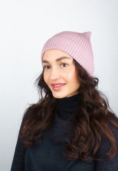 Женская шапка K-C HOHW 05925 1S пудра