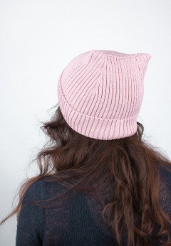 Женская шапка K-C HOHW 05925 1S пудра