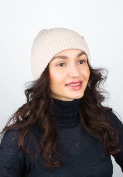 Женская шапка Korkki KHW 17122 1S пудра