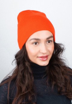 Женская шапка K-C HOHU 01723 2S оранж