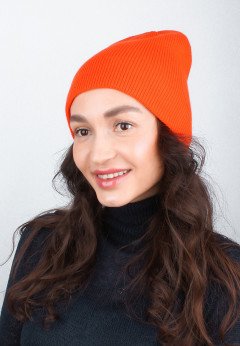 Женская шапка K-C HOHU 01723 2S оранж