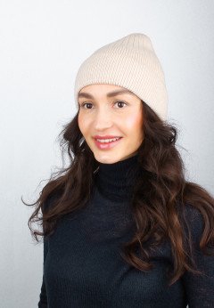 Женская шапка K-C HOHU 04325 1S крем
