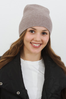 Женская шапка K-C HOHCW 05725 1S трюфель