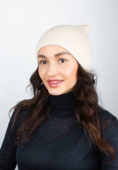 Женская шапка K-C HOHW 05925 1S крем