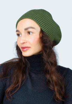 Женский берет K-C HOHW 03323 1S хаки