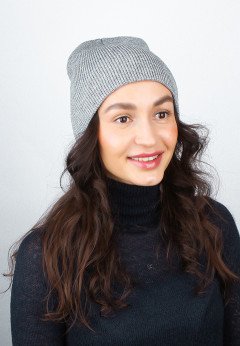 Женская шапка K-C HOHU 01723 2S графит