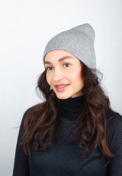 Женская шапка K-C HOHU 01723 2S графит
