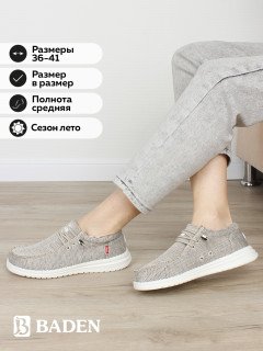 Женские полуботинки Baden текстильные KH154-020