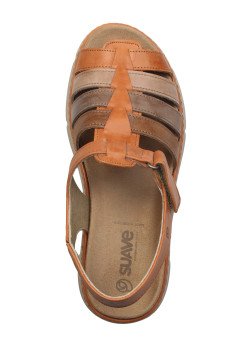 Женские сандалии Suave кожаные Mostar 12516T св.коричн