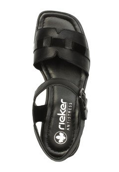 Женские босоножки черные Rieker 62685-00