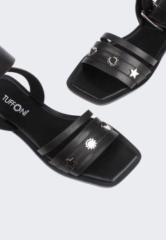 Женские сандалии из Италии Tuffoni 1725014LL черн