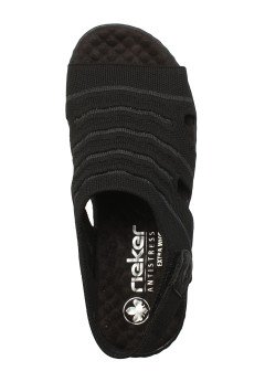 Женские босоножки черные Rieker 65662-00