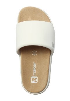 Женские шлепанцы Rieker кожаные W3250-80