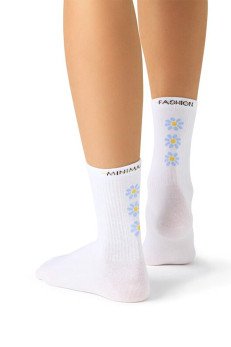 Женские носки MiNiMi 4215 MINI TREND bianco