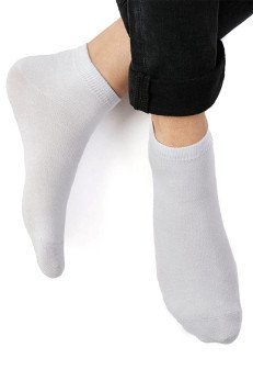 Мужские укороченные носки OMSA ECO 402 bianco