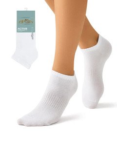 Женские укороченные носки OMSA 151 ACTIVE bianco