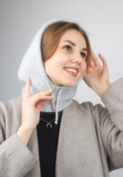 Женский капор K-C HOCNCW 31024 1A серебро