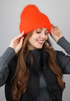 Женская шапка K-C HOHW 09121 1A оранж