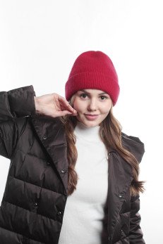 Женская шапка K-C HOHW 20124 1A красн