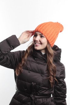 Женская шапка K-C HOHWP F 22624 1A оранж