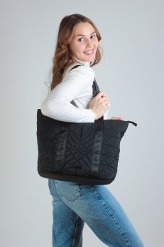 Женская сумка тоут Marco Tozzi 2-2-61124-45-990 черн