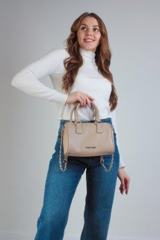 Женская сумка с ручками Marco Tozzi 2-2-61106-45-990 беж