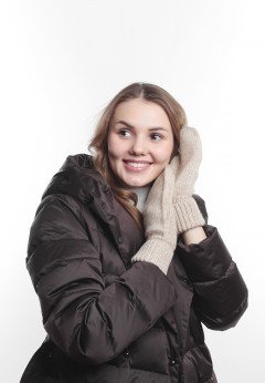 Женские рукавицы K-C HOKVCW 11023 1A крем