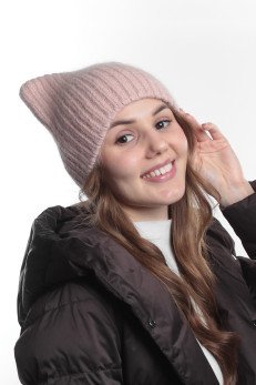 Женская шапка K-C HOHCW 11523 1A пудра