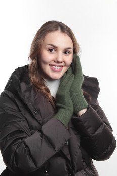 Женские перчатки K-C HOKGW 28025 1A хаки