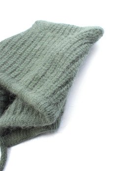 Женский чепчик с ушками K-C HOHW 05923 1A хаки