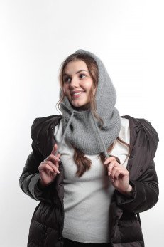 Женский капор K-C HOCN 22622 1A графит