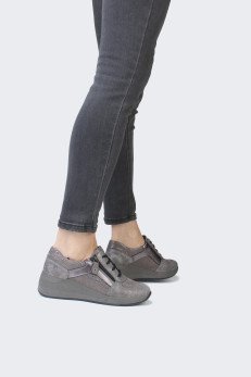 Женские полуботинки Suave Verona 11001T т.серый