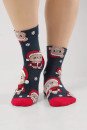 Женские носки с новогодним принтом CLEVER