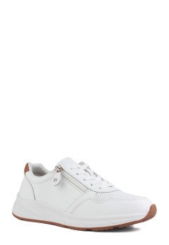 Женские кожаные белые кроссовки Baden RN287-010